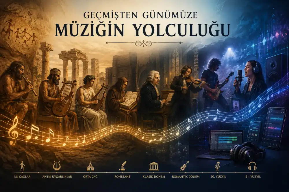 Geçmişten Günümüze Müziğin Büyüleyici Yolculuğu: Dönüşüm ve Evrim